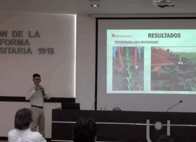 Un equipo de la UNNE creó un prototipo virtual de desmalezadora manual para control en hortalizas