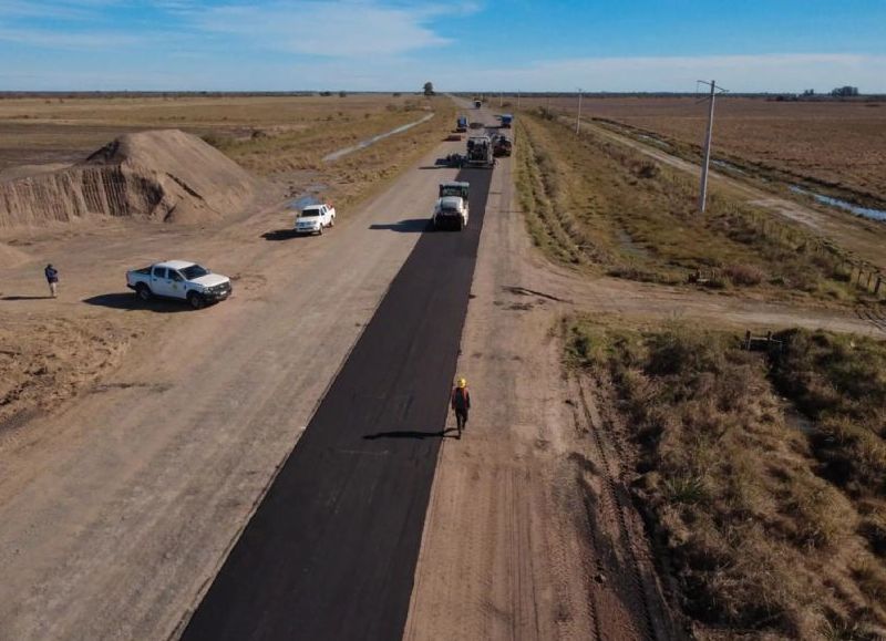Avanzan las obras de la Ruta 126, financiadas por la Provincia
