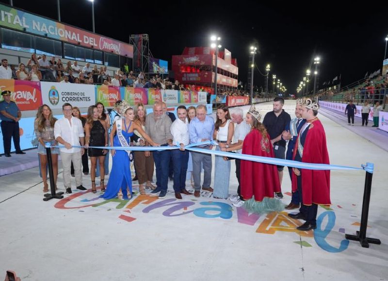 "Vamos a demostrar que la verdadera capital nacional es Corrientes", afirmó Juan Pablo Valdés al inaugurar el carnaval